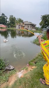 104K views · 1.4K reactions | Village lady catching big monster fish  in big canal and used poper food #bass #fishing | lady hook fishing | Facebook