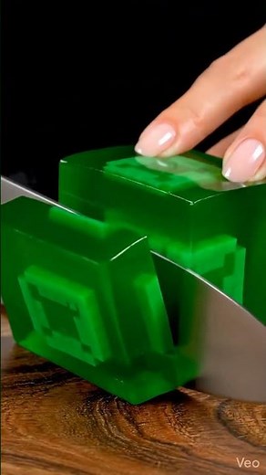 Minecraft Slime Block ASMR 😵‍💫 | Most Satisfying Jelly Cut Ever (4K) #asmr #satisfying #relaxing