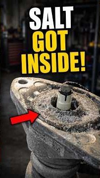 Road Salt Got INSIDE This MINI Shock Mount!
