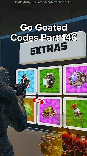 Go Goated Codes Part 146 🐐