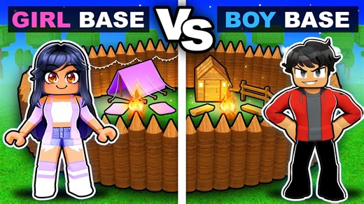 3.2K views · 95 reactions | GIRL vs BOY Base in 99 NIGHTS in the...
