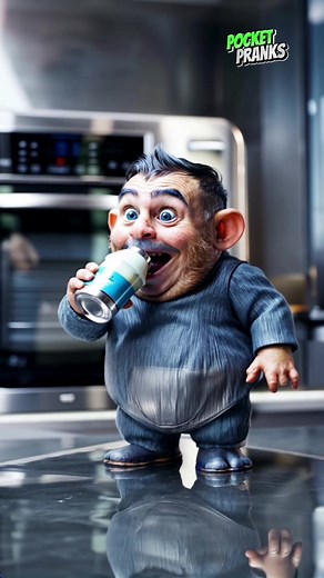 Dwarf and Mayonnaise Prank Gone Wrong