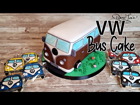 VW Bus Cake | Sculpted Cake | VW Series