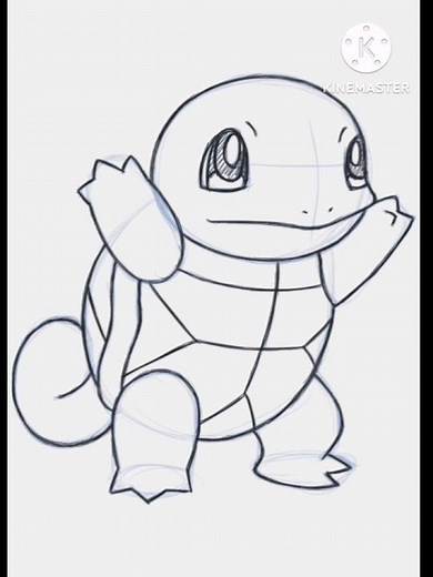 How to Draw Squirtle from Pokemon | Easy Step-by-Step