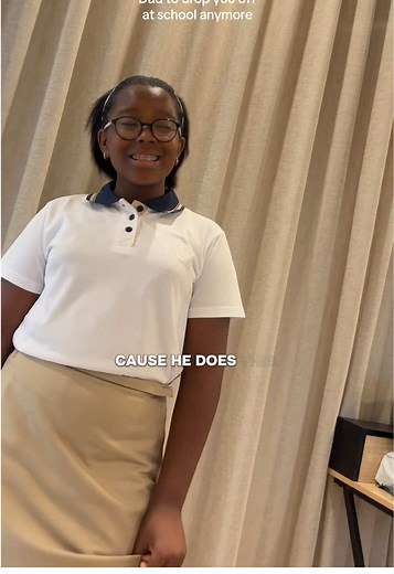 Why She Doesn't Want Dad to Drop Her Off at School