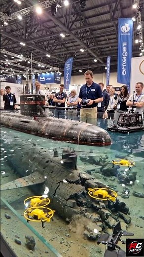 Submarines vs Broken Structure 🤯#rc #submarine #shorts #ai #military
