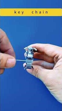 Handmade Motorcycle Keychain Premium Look 🥰 #diy #shorts #reels #tutorial