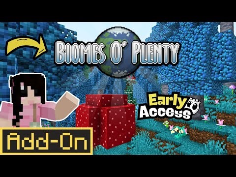 Biomes O’ Plenty is Coming to Minecraft Bedrock 🌸👀 | Early Access Mystic Grove!