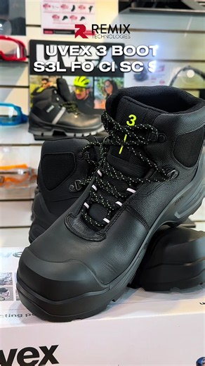 🥾 UVEX 3 BOOT — Built for Safety. Made for Comfort. Ready to take on tough working conditions? 💪 The UVEX 3 Boot S3L FO CI SC SR delivers reliable protection, durability and comfort for your everyday work. ✔️ S3L Safety Protection ✔️ Slip Resistant (SR) ✔️ Cold Insulation (CI) ✔️ Scuff Cap (SC) ✔️ Fuel Oil Resistant (FO) 📍 Available at Remix Technologies Bintulu 📲 Contact us for more info! #UVEX #UVEXSafety #SafetyBoots #PPE #SafetyFirst