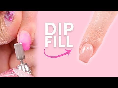 HOW TO: DIP POWDER FILL ON NATURAL NAILS 💅🏻 DIP FOR BEGINNERS 💕
