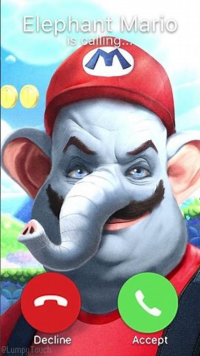 Elephant Mario is calling…