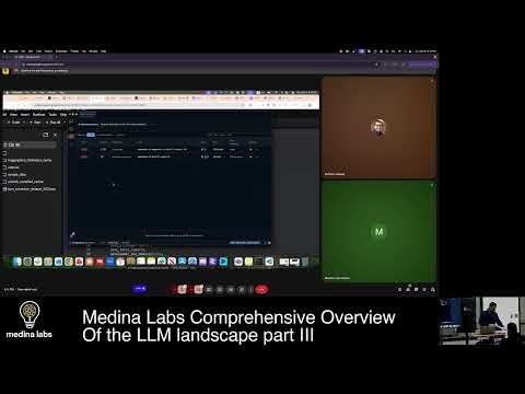 ML | Workshop Series | A Comprehensive Overview of the LLM Landscape Part III