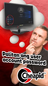 372K views · 3.4K reactions | Gusto mong palitan ang password ng user account sa desktop mo at iba pa? Ganito lang yan!  #tatakcheapid #cheapidako #cheapidtips #cheapidperohindititipidin #pctips #trendingnow | Cheapid | Facebook