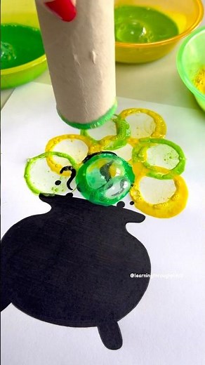 Bubbling Cauldrons! Fun Halloween Crafts for kids! 🧙‍♀️🫧✨ Give it a go! #halloweenideas