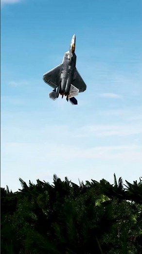 The amazing thrust-vectoring abilities of the F-22 Raptor.