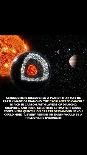 A Planet Made of Diamonds (55 Cancri e)
