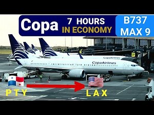 Copa B737 MAX 9 Economy Class Trip Report | Panama City(PTY) - Los Angeles(LAX) |4K|