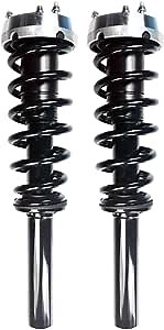 PM Auto Pair Front Quick Complete Strut - Coil Spring Compatible With 2008-2014 BMW X6