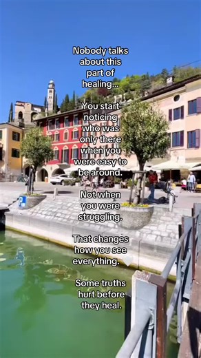Nobody talks about this part of healing… #littlemoments You start noticing who was only there when you were easy to be around. #viral Not when you were struggling. #healingjourney That changes how you see everything. 🤍#fyp Some truths hurt before they heal. #mentalhealth