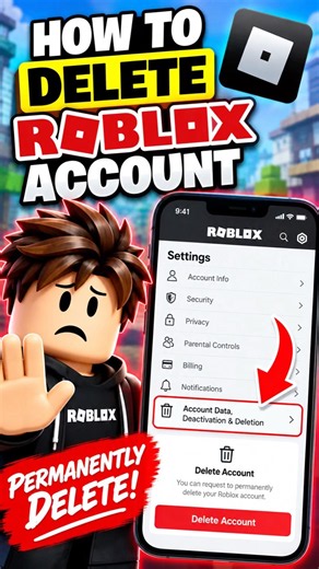 How To Delete Roblox Account | Permanently Delete Roblox Account