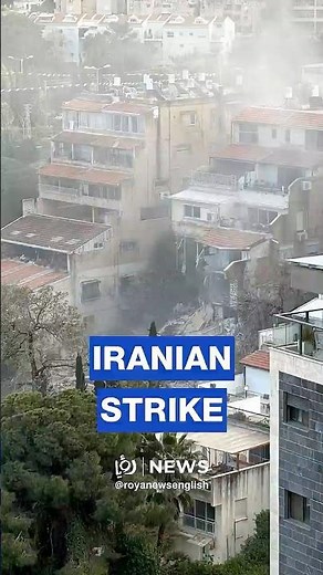 🚨🇮🇷🇮🇱 Building collapses in Haifa after Iranian missile hit