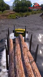 9.7K views · 228 reactions | Truck Masters World - First Look at Challenge Mode! Realistic Physics and Water Effects! Check out the Challenge Mode, featuring realistic physics, water ripple effects, and more! Stay tuned for more updates as we gear up for launch. #AmericanTruckSimulator #america #truckerlife | Virtual Trucker | Facebook