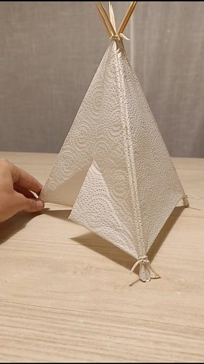 Easy DIY Mini Tent #indiantent #diy #easydiy #tepee #creativeactivity #creativeactivitiesforkids