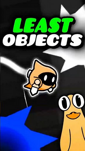 The Rated Level With The LEAST Amount of Objects! #geometrydash