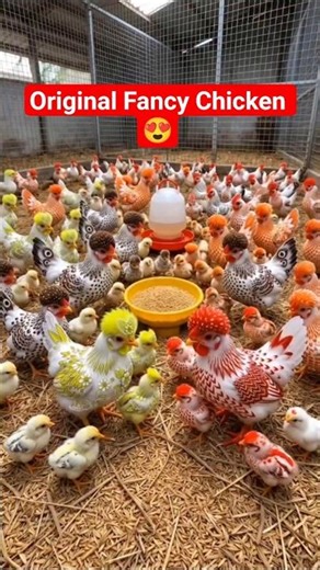 Most Beautiful Chickens in the World 🐔🔥 #Shorts #poultryfarming #chicks #hatchery