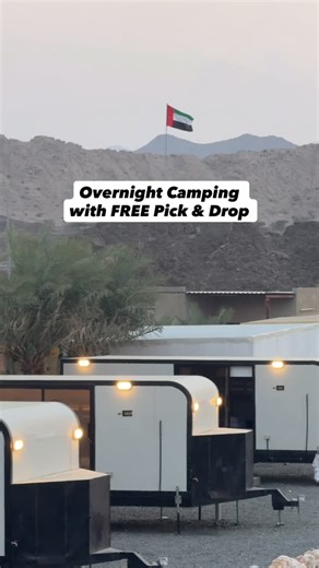 DoJoin App on Instagram: "this is The Out Resort, Hatta! ⛰️💫 Imagine waking up between mountains, sipping coffee with sunrise views ☕🌄, and ending your night under a sky full of stars 🌌🔥. Cozy caravans, BBQ nights, outdoor movies, and that peaceful campfire vibe — it’s pure mountain magic 💚 And guess what? We’ve got your pick & drop covered 🚐😉 📩 DM us or Book with DoJoin to escape the city and live your calmest adventure yet 🌿"