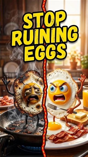 Stop Ruining Your Eggs 🍳 (3 Huge Mistakes)#egg#shortsfeed#ai#trollface#funny