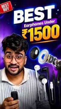 Top 5 Best Wired Earphones Under ₹1500 😍 #shorts