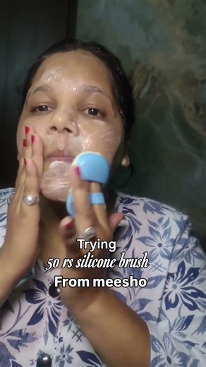Cheapest Face Cleansing Brush on Meesho 😳 #shorts