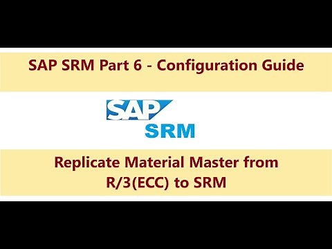 SAP SRM Part 6 (Material Replication) - Configuration Guide
