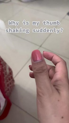 😫SOS! 🤯 uncontrollably shaking thumb #sos #stress | Muscle Twitching