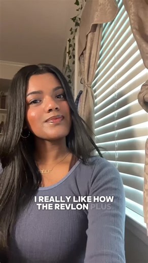 Kavya on Instagram: "must have products on your hair routine!! products: @revlon one step volumizer plus @chihaircare International 44 iron guard #hair #hairstylist #hairstyle #hairgoals #beauty"