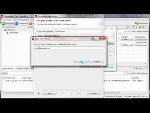 Configuring Email Notifications in StruxureWare Data Center Expert | Schneider Electric Support