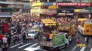 330K views · 3.1K shares | WATCH: Rare Pokemon Go character sighting in Taipei, Taiwan sparks wild chase through the streets. | Good Morning America | Facebook