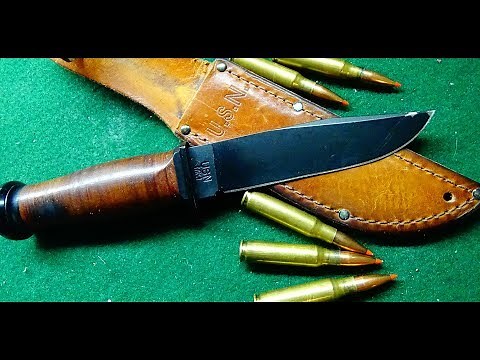 USN MK1 Ka-Bar knife. One year in review.