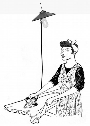 Working Class life in the 1940s & 50s – After Wash Day