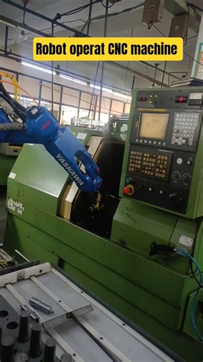 Robot operat CNC machine #cnc #anime #robot #machine #shortvideo