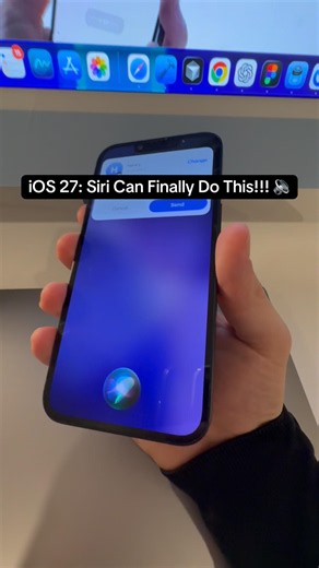 Siri now uses AI to make phone calls on your behalf. #ios27 #siriai #siri #iphone
