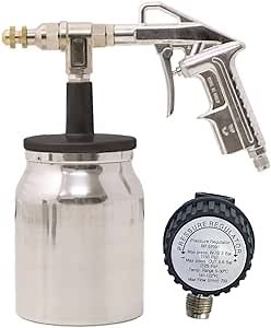 Undercoating Spray Gun with Air Regulator, Sprays Undercoating, Rustproofing, Truck Bed Liner Coatings