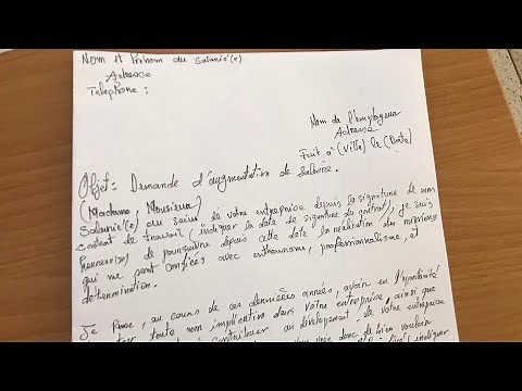 Demande d’augmentation de salaire