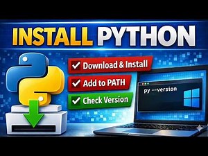How to Install Python on Windows | Add Python to PATH & Check Version