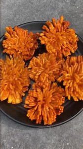 Crispy Flower Potato Recipe | Easy Crunchy Potato Snack | Perfect Tea Time Snacks #shorts