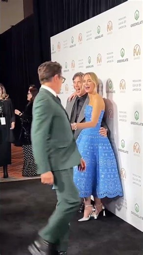 When #Oppenhomies cat walked on the red carpet at the PGA awards in Los Angeles 2024 #lustremagazine