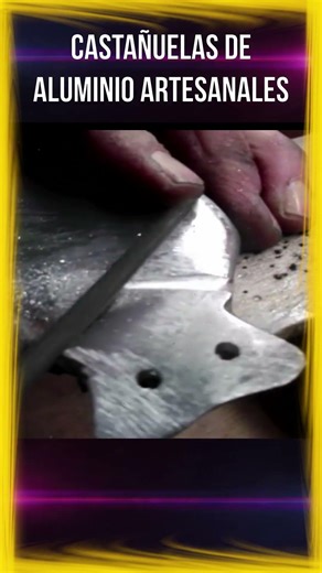 Castañuelas de aluminio artesanales #artesania #hechoamano