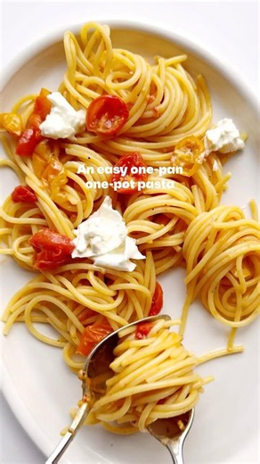 Roasted Tomato Burrata Pasta