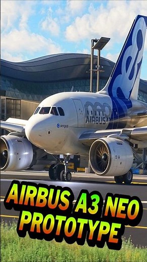 New Airbus Prototype - A3 Neo | The Future Of Small Planes #shorts #aviation #flight